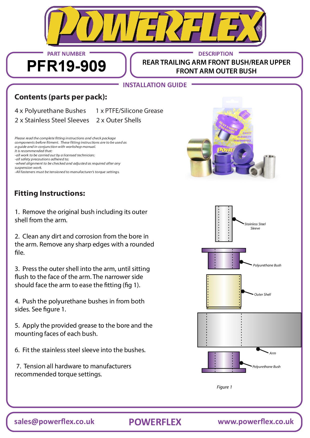 Achterste draagarm voorste bus Mondeo Models, straat