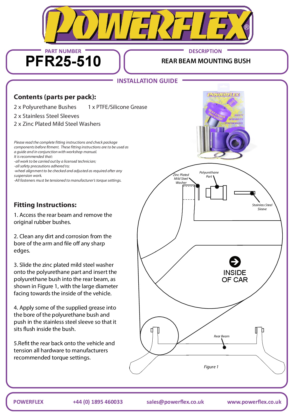 Montagebus achterbalk Civic Models, CR-Z, straat