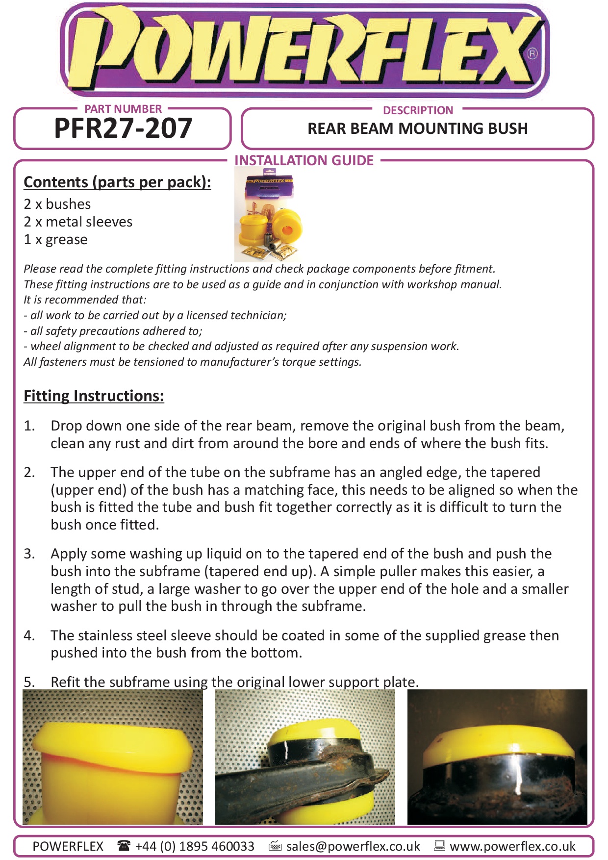 Rear Beam Mounting Bush XJ6, XJ6R - X300 & X306, XJ8, XJR, XJ Sport - X308, XK8, XKR - X100, road