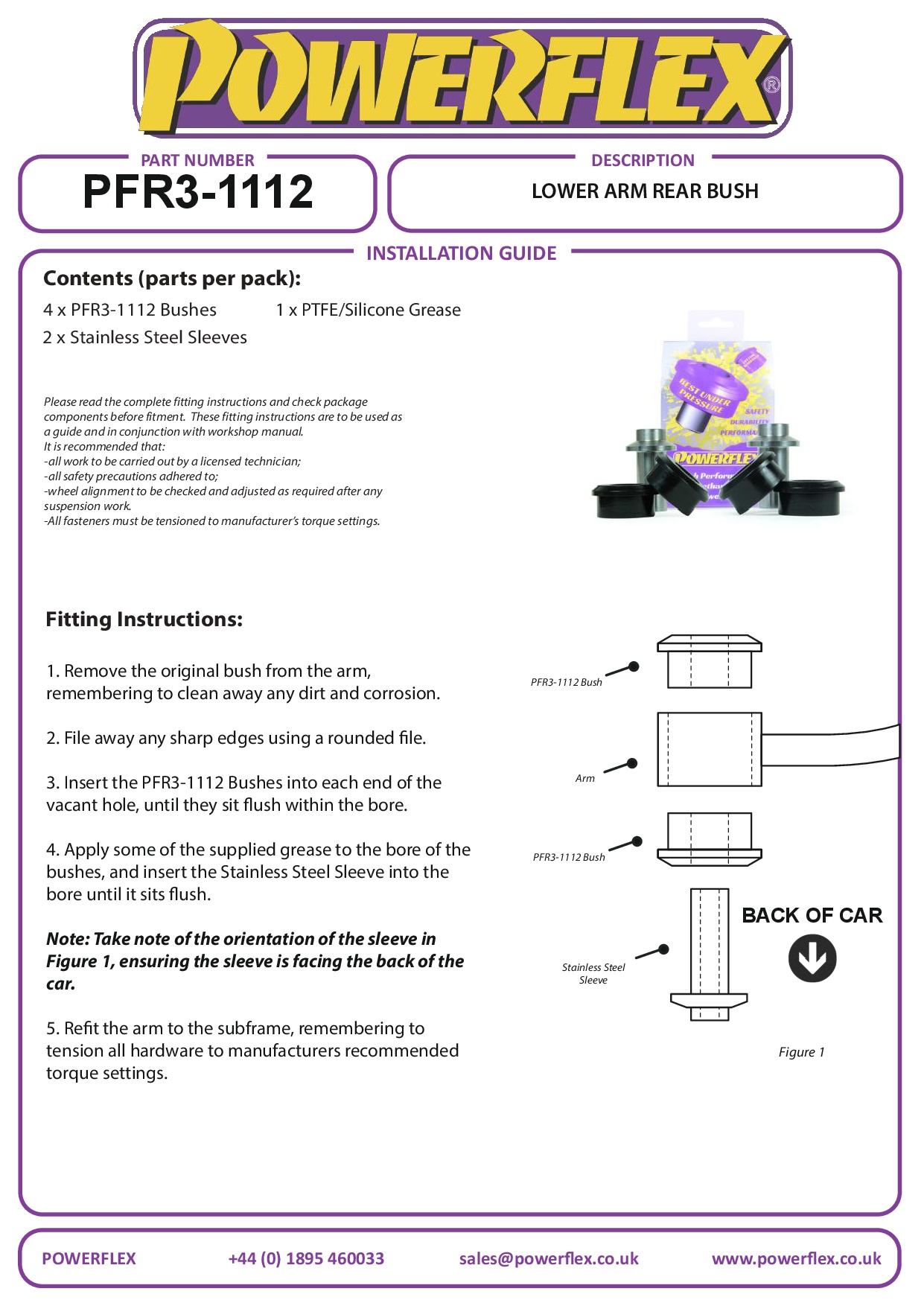 Achterste onderarm achterste bus A6 / S6 / RS6, straat