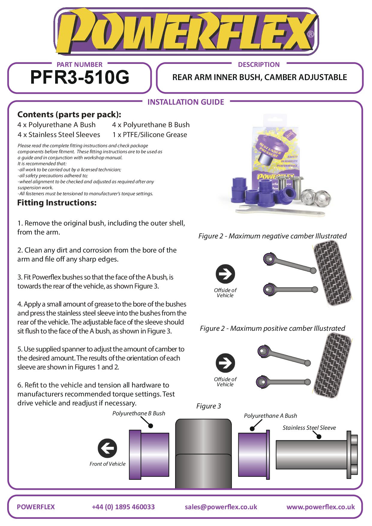 Achterarm binnenbus camber verstelbaar A3 / S3 / RS3, TT Models, Leon Models, Octavia, Beetle Models, Bora Models, Golf, Jetta Models, straat