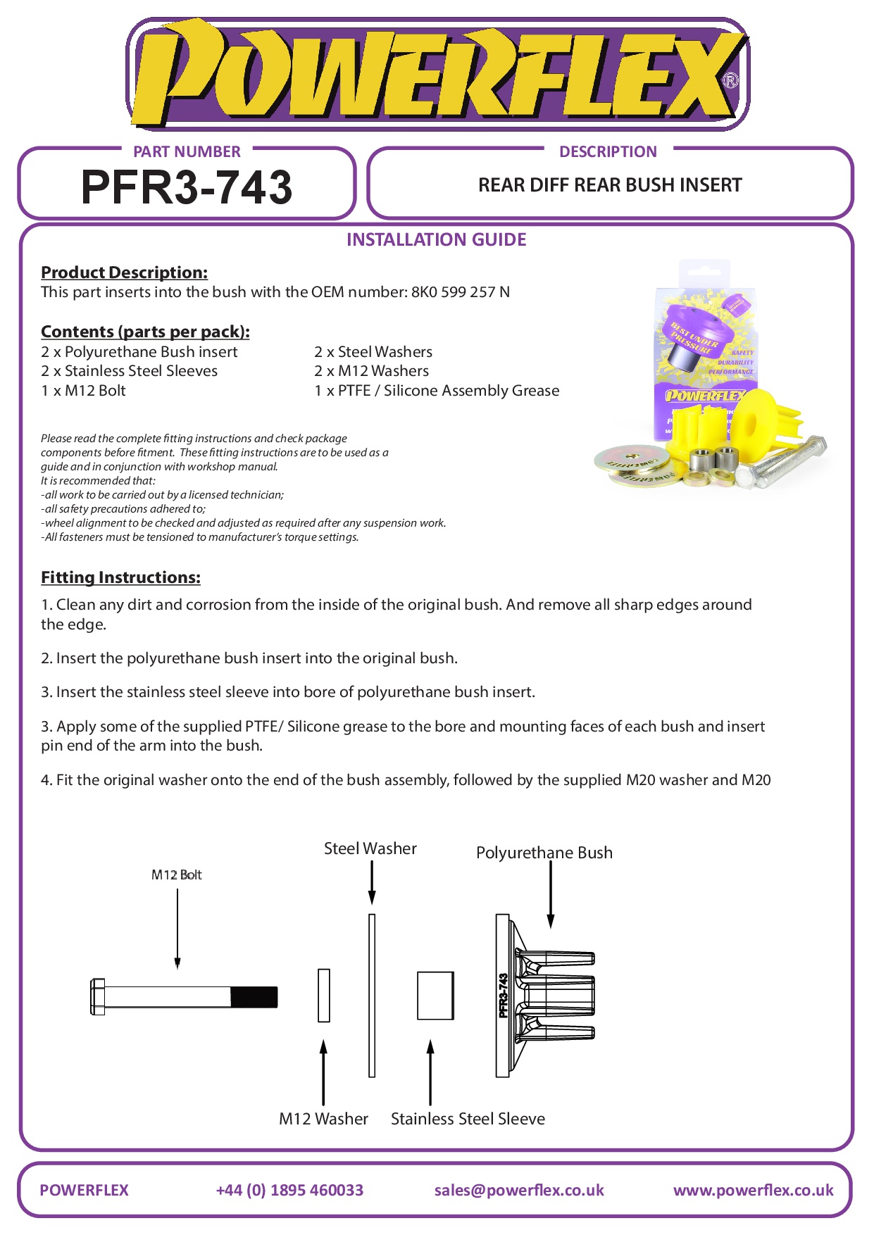 Achterdiff Achterbus inzetstuk A4 / S4 / RS4, A5 / S5 / RS5, A6 / S6 / RS6, A7 / S7 / RS7, A8 / S8, Q5 / SQ5, Macan 95B, black
