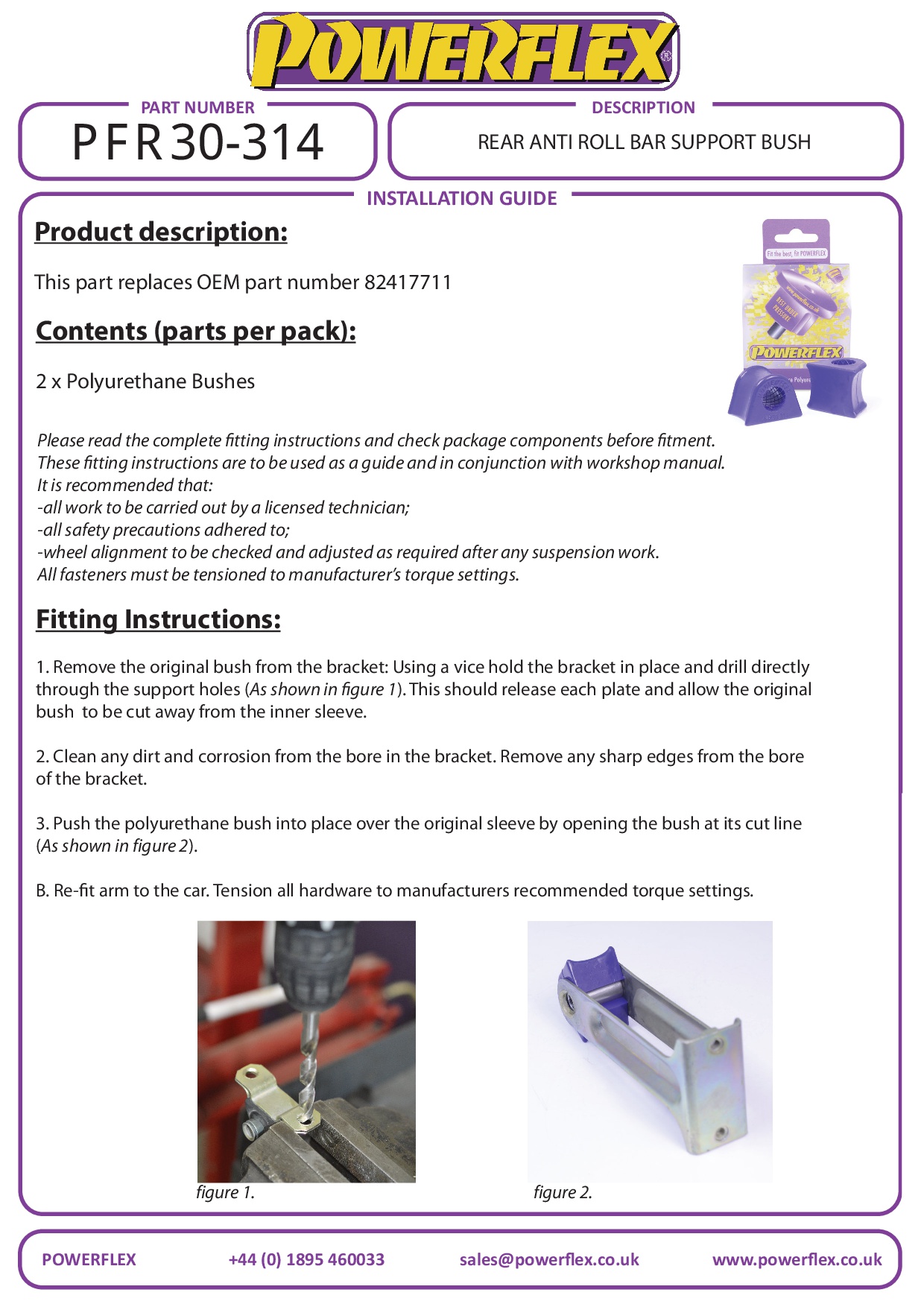 Steun stabilisatorstang achter, bovenste bus Delta HF Integrale inc Evo, straat