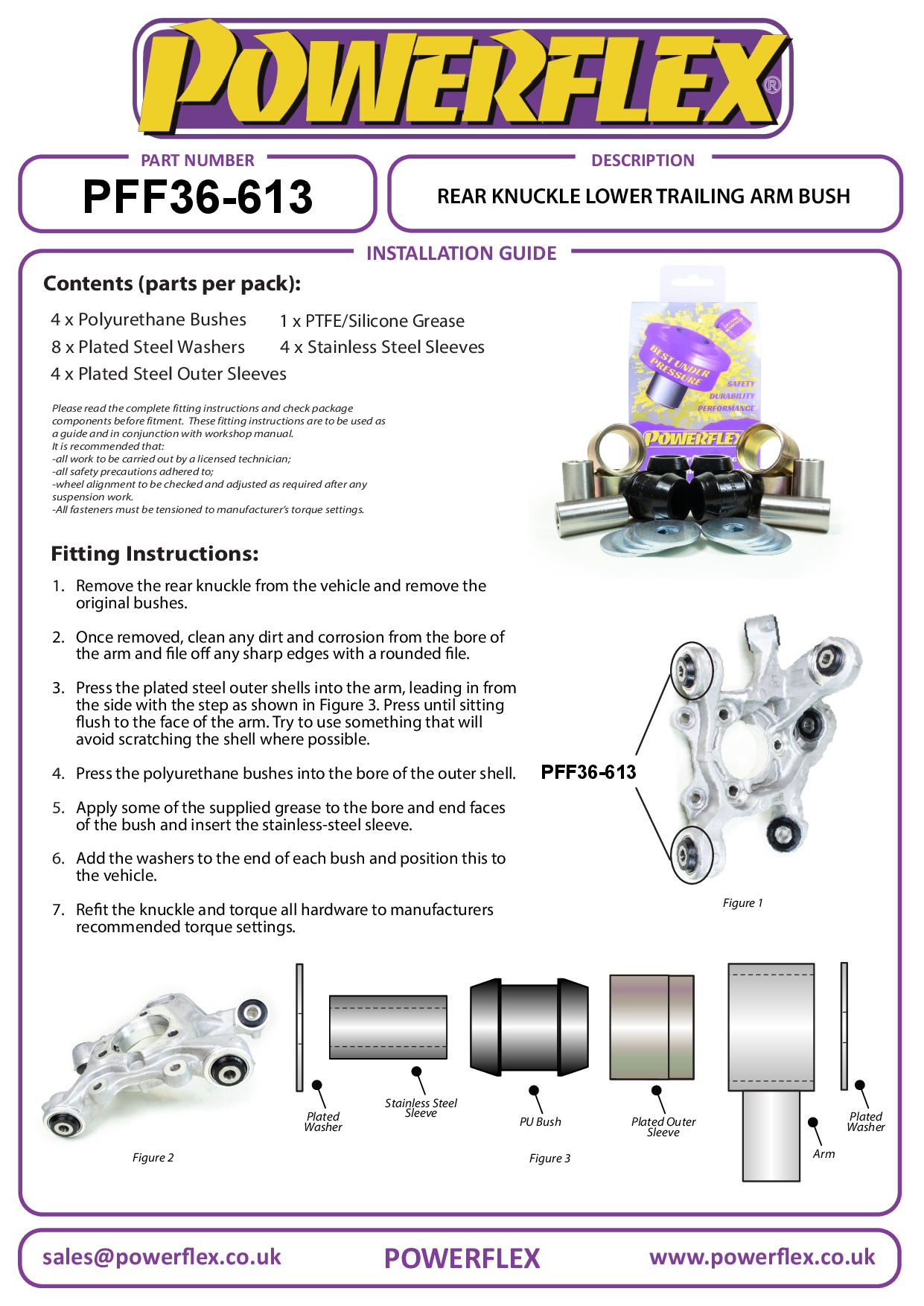 Rear Knuckle Upper/Lower Link Bush 124 Spider incl. Abarth, MX-5, Miata, Eunos, road
