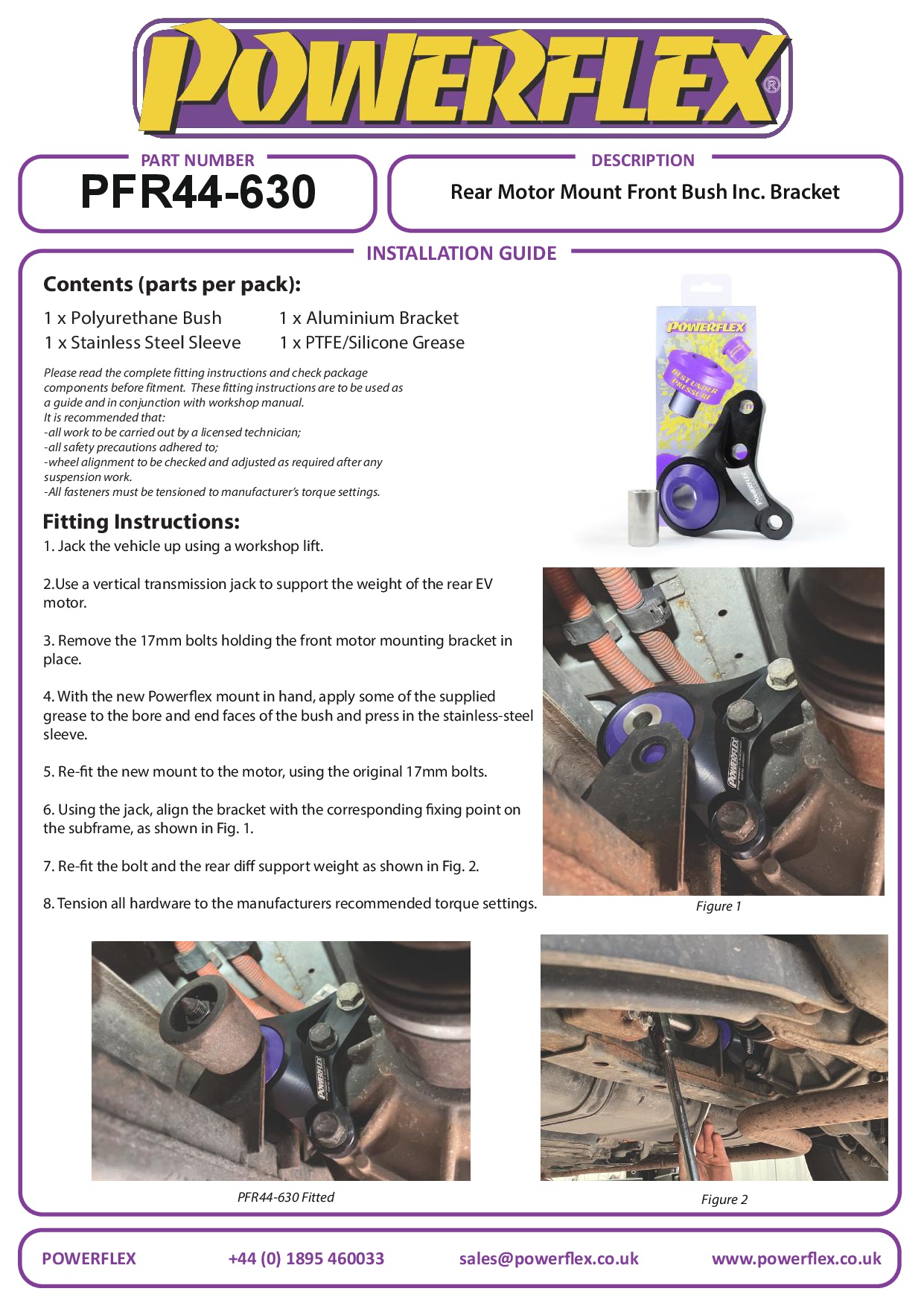 Rear Motor Mount Front Bush Inc. Bracket Outlander, road