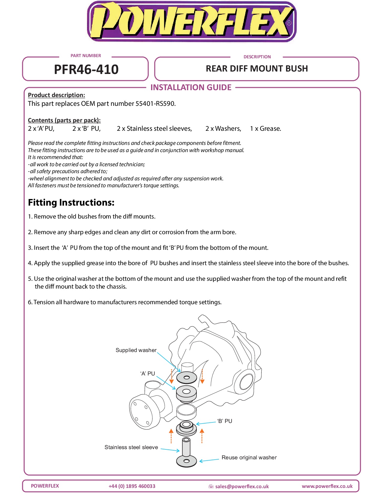 Rear Differential Front Mounting Bush Laurel C34 & C35, Skyline, Stagea WC34, road