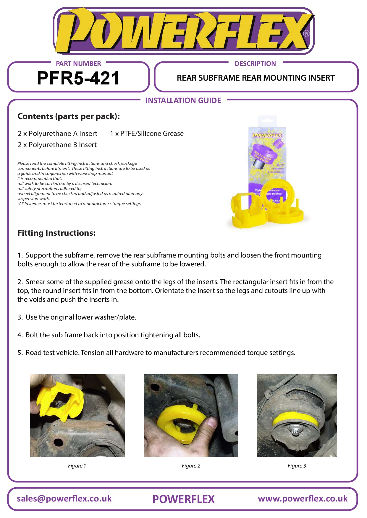 Rear Subframe Rear Mounting Insert 1 Series, 3 Series, black