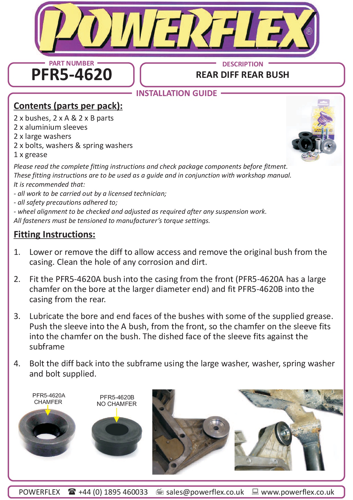 Rear Diff Rear Mount 3 Series, Z Series, road