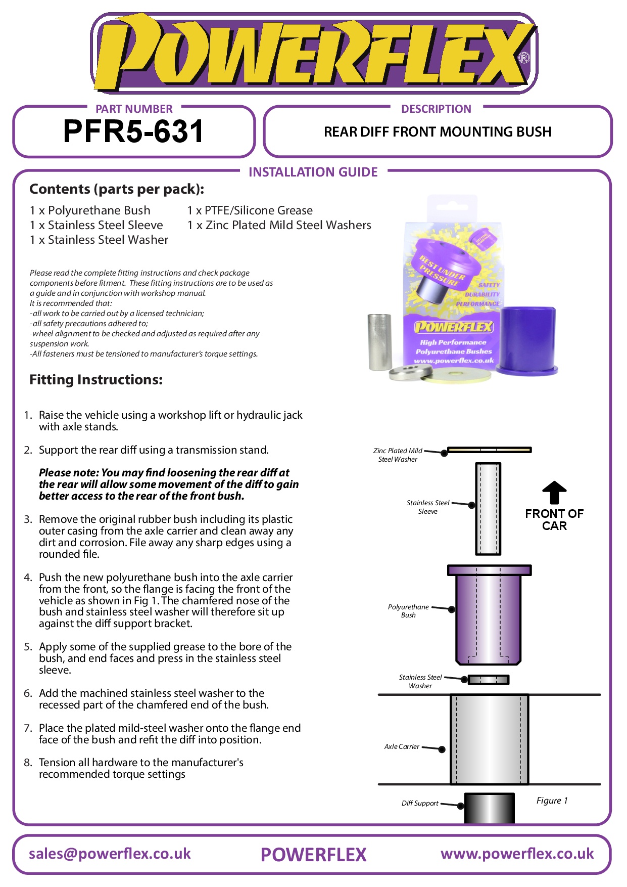 Rear Diff Front Mounting Bush 5 Series, 7 Series, heritage
