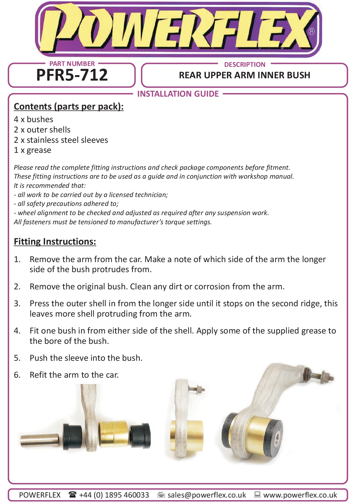 Rear Upper Arm Inner Bush 5 Series, 7 Series, heritage