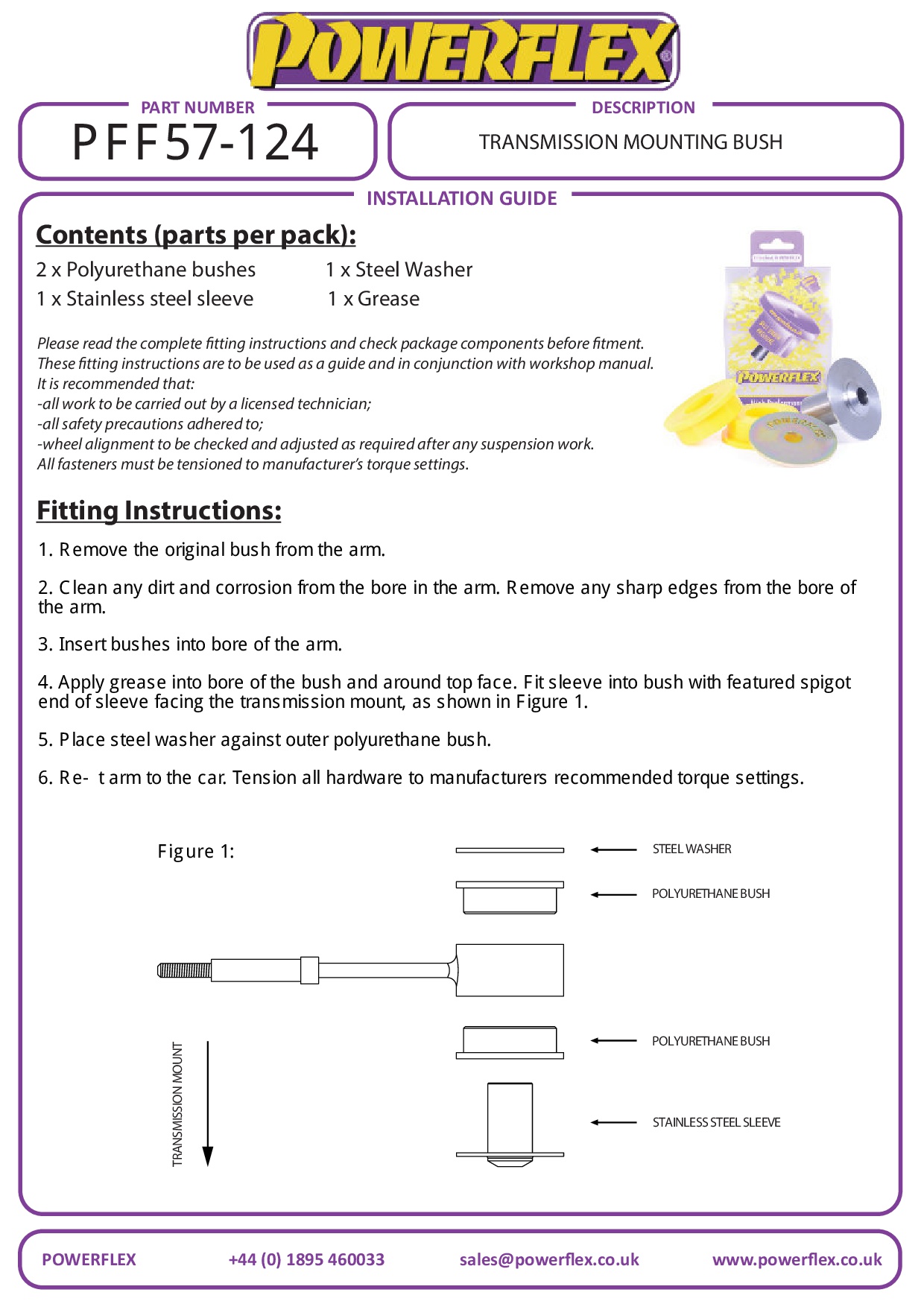 Transmissiesteunbus 911 964, 911 993, straat