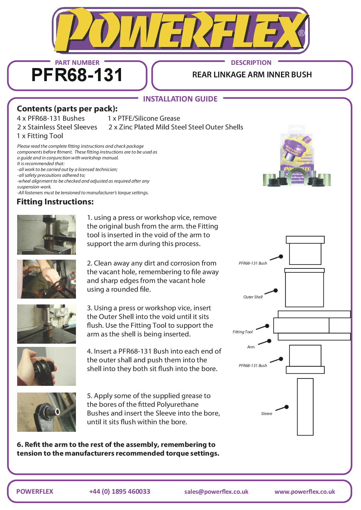 Achterste zijarm binnenbus ForTwo 451, straat