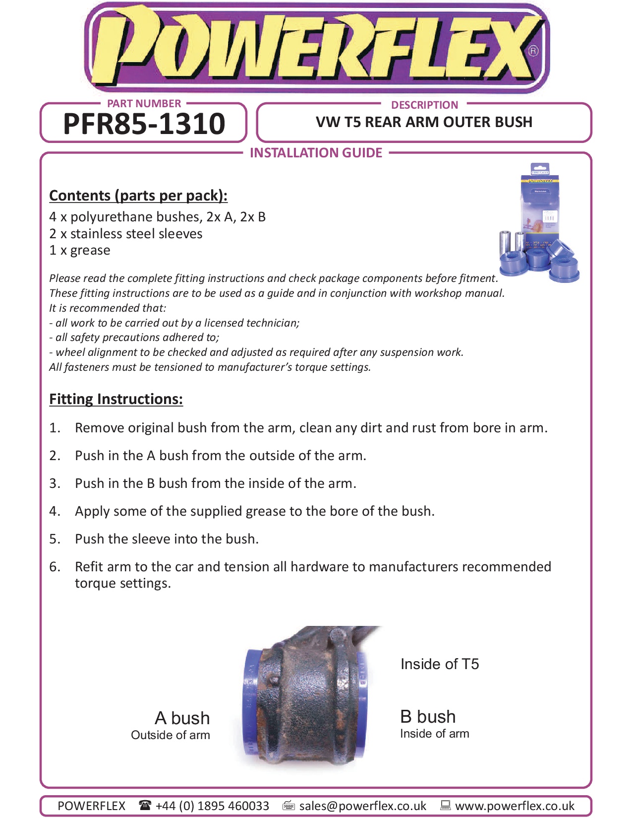 Buitenste bus achterarm Transporter Models, black