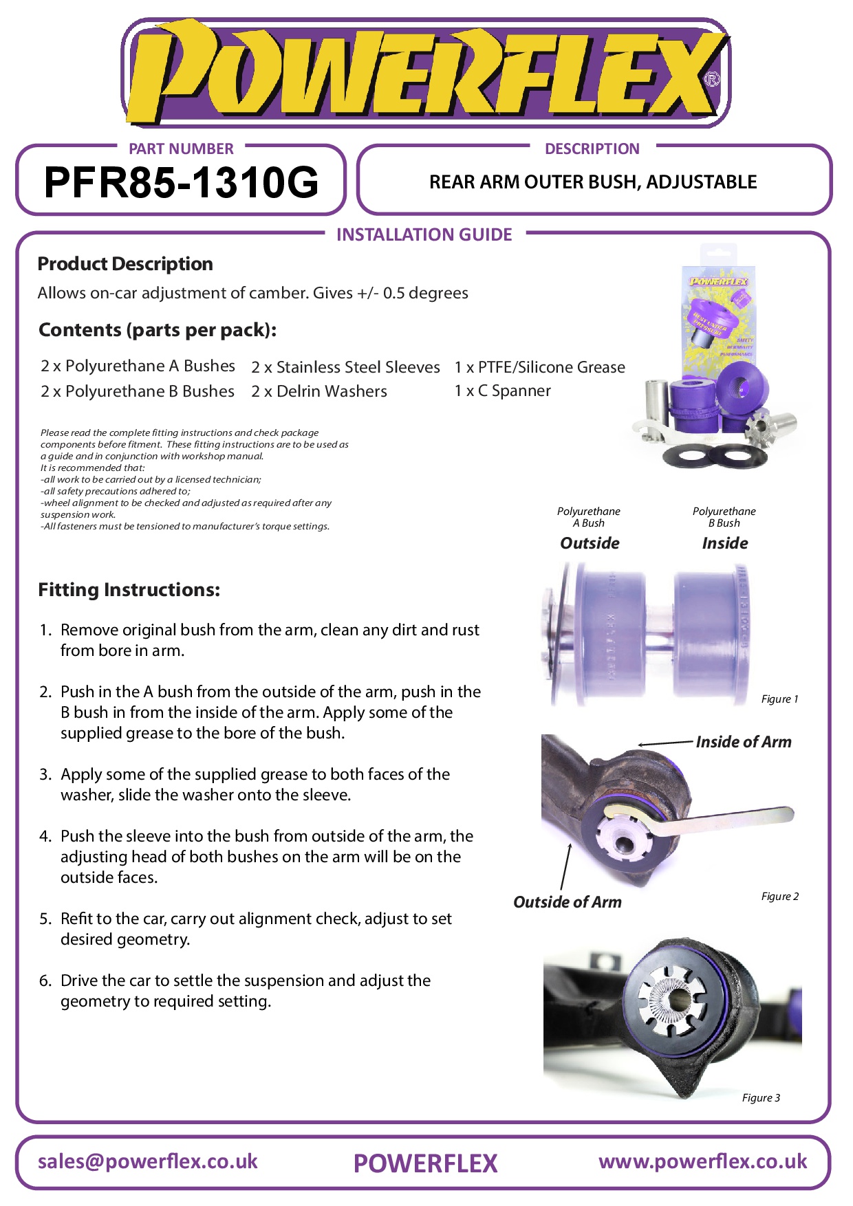Buitenbus achterarm, verstelbaar Transporter Models, straat