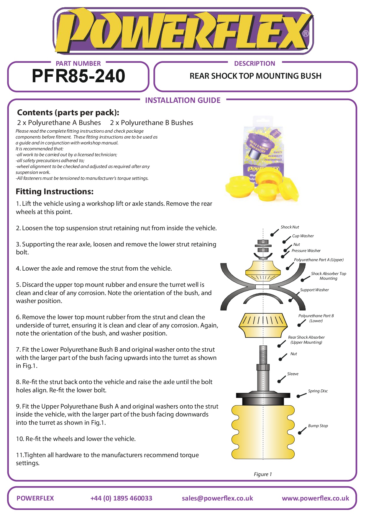 Rear Shock Top Mounting Bush Cordoba Models, Ibiza Models, Toledo Models, Corrado, Golf, Jetta Models, Polo, Vento Models, road