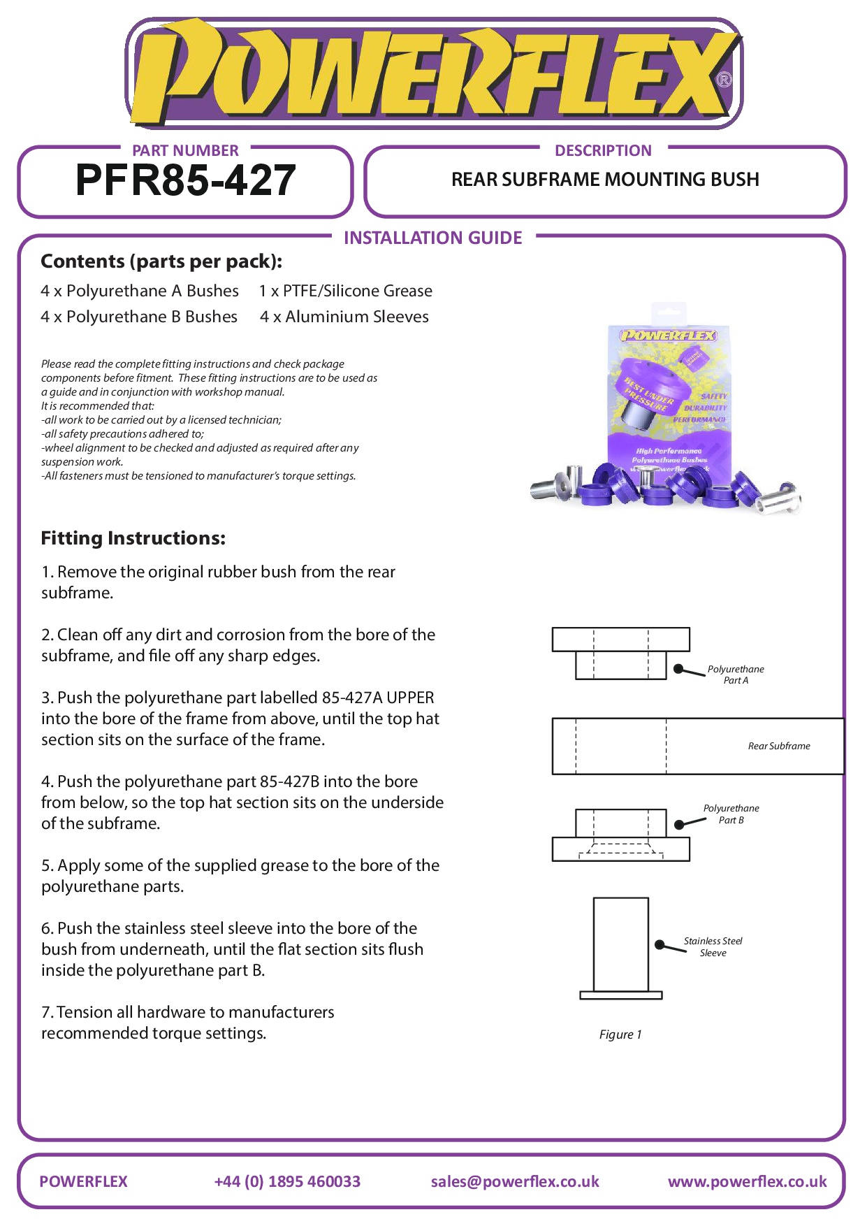 Montagebus achtersubframe A3 / S3 / RS3, TT Models, Leon Models, Octavia, Beetle Models, Bora Models, Golf, Jetta Models, straat