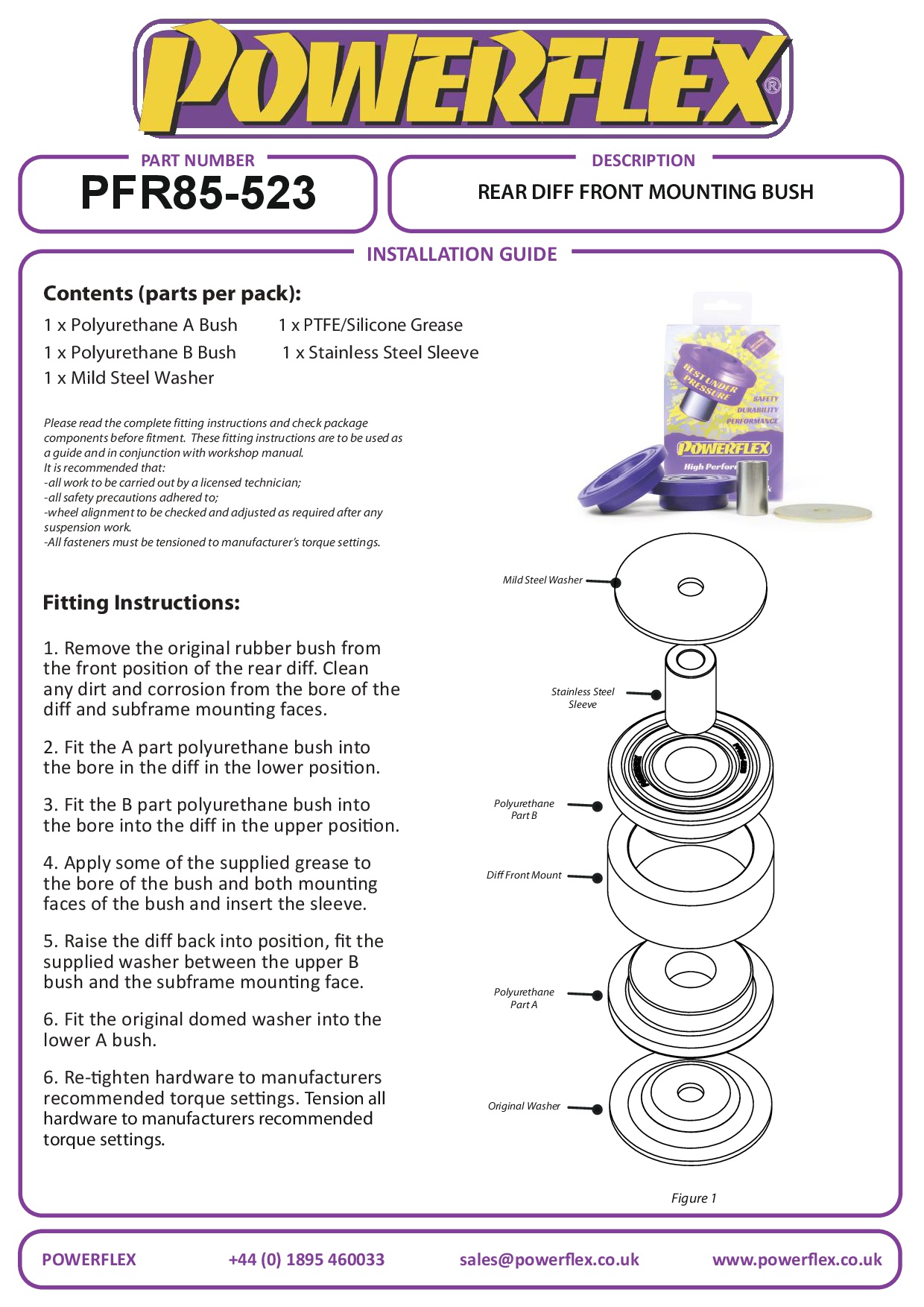Achterdiff voorste montagebus A1 / S1, A3 / S3 / RS3, TT Models, Altea 5P (2004-), Octavia, Superb Models, Yeti 5L, Golf, straat