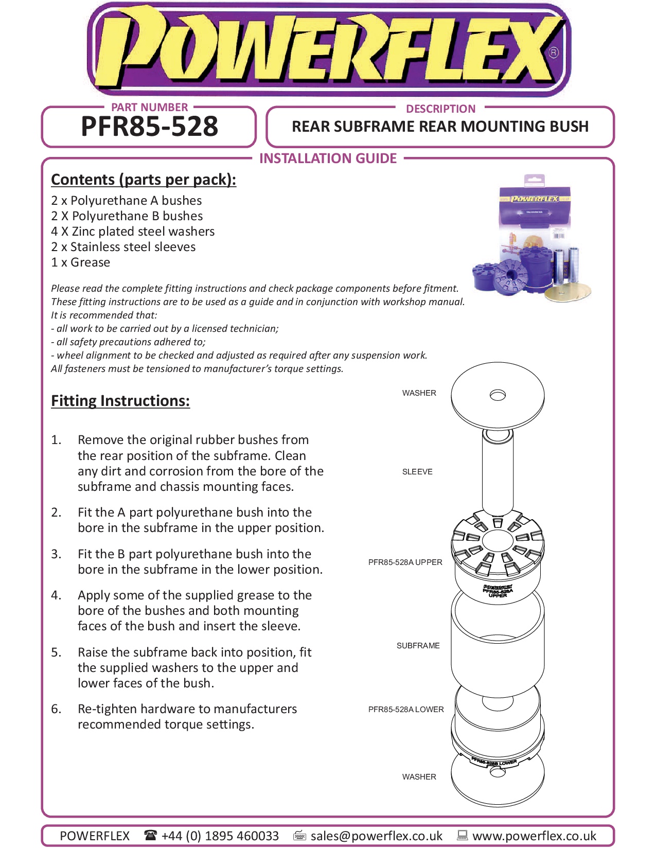 Rear Subframe Rear Mounting Bush A3 / S3 / RS3, TT Models, Altea 5P (2004-), Octavia, Superb Models, Yeti 5L, Golf, Passat Models, Tiguan Models, road
