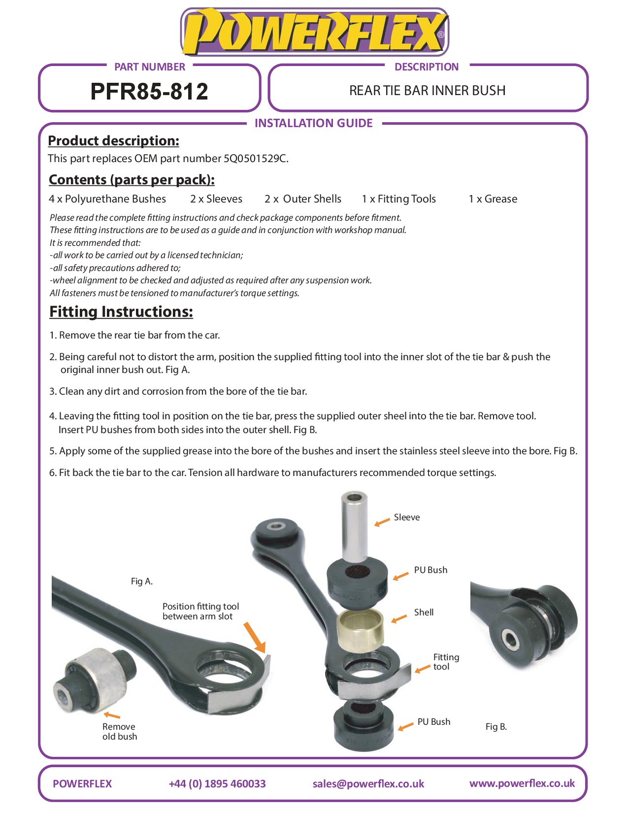 Rear Lower Track Rod Inner Bush A1 / S1, A3 / S3 / RS3, Q2, Q3 / RSQ3, TT Models, Ateca, Cupra Formentor (2020 on), Leon Models, Karoq, Kodiaq, Octavia, Superb Models, Arteon, Golf, Jetta Models, Passat Models, T-Roc, road
