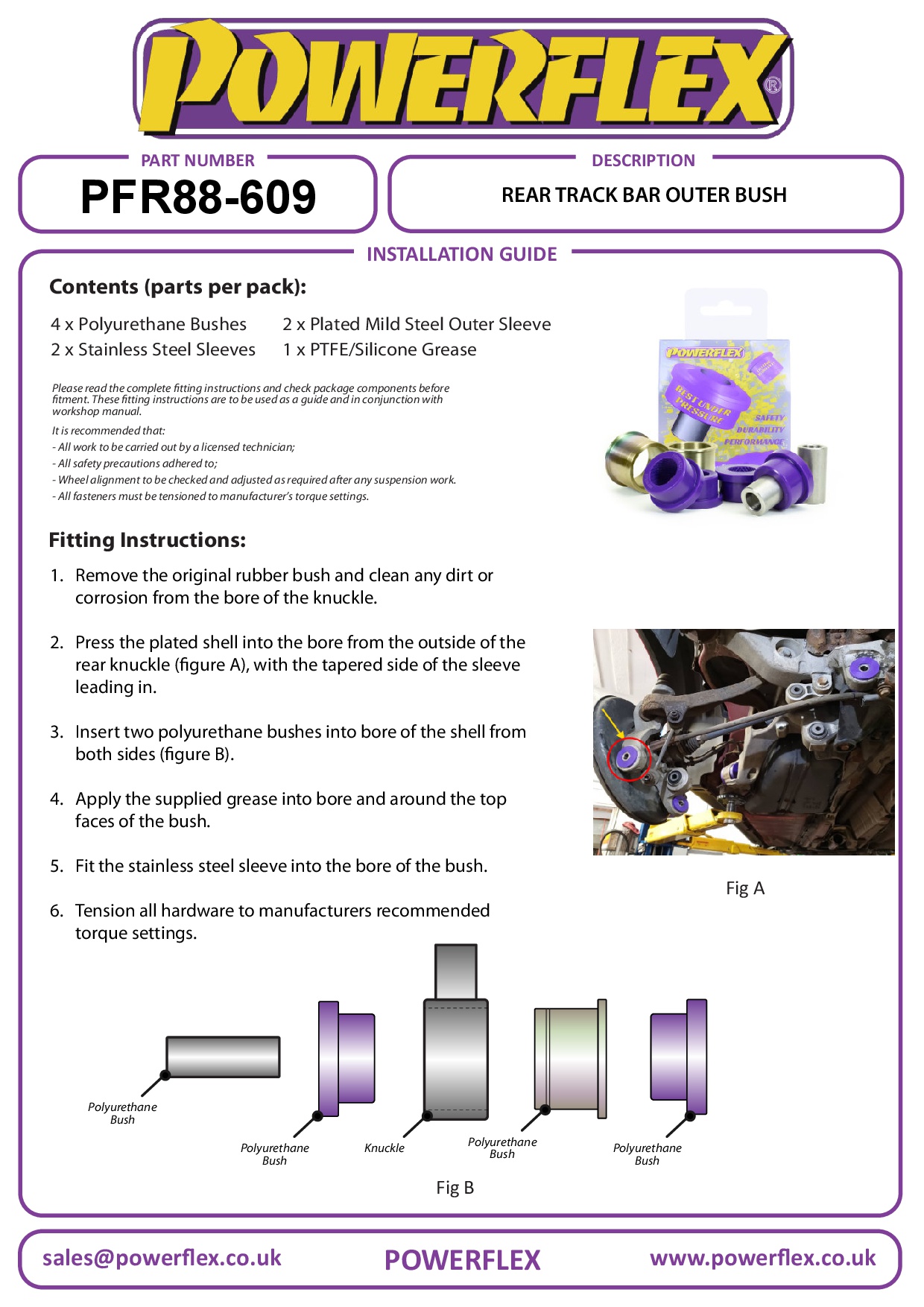 Rear Track Bar Outer Bush S60, S60 AWD, XC70 P2 (2002 - 2007), road