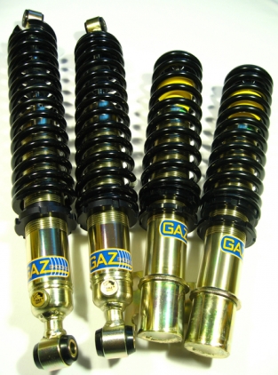 XJ Series 2 / E-type GAZ GHA coilovers (6 height adjustable dampers and springs)