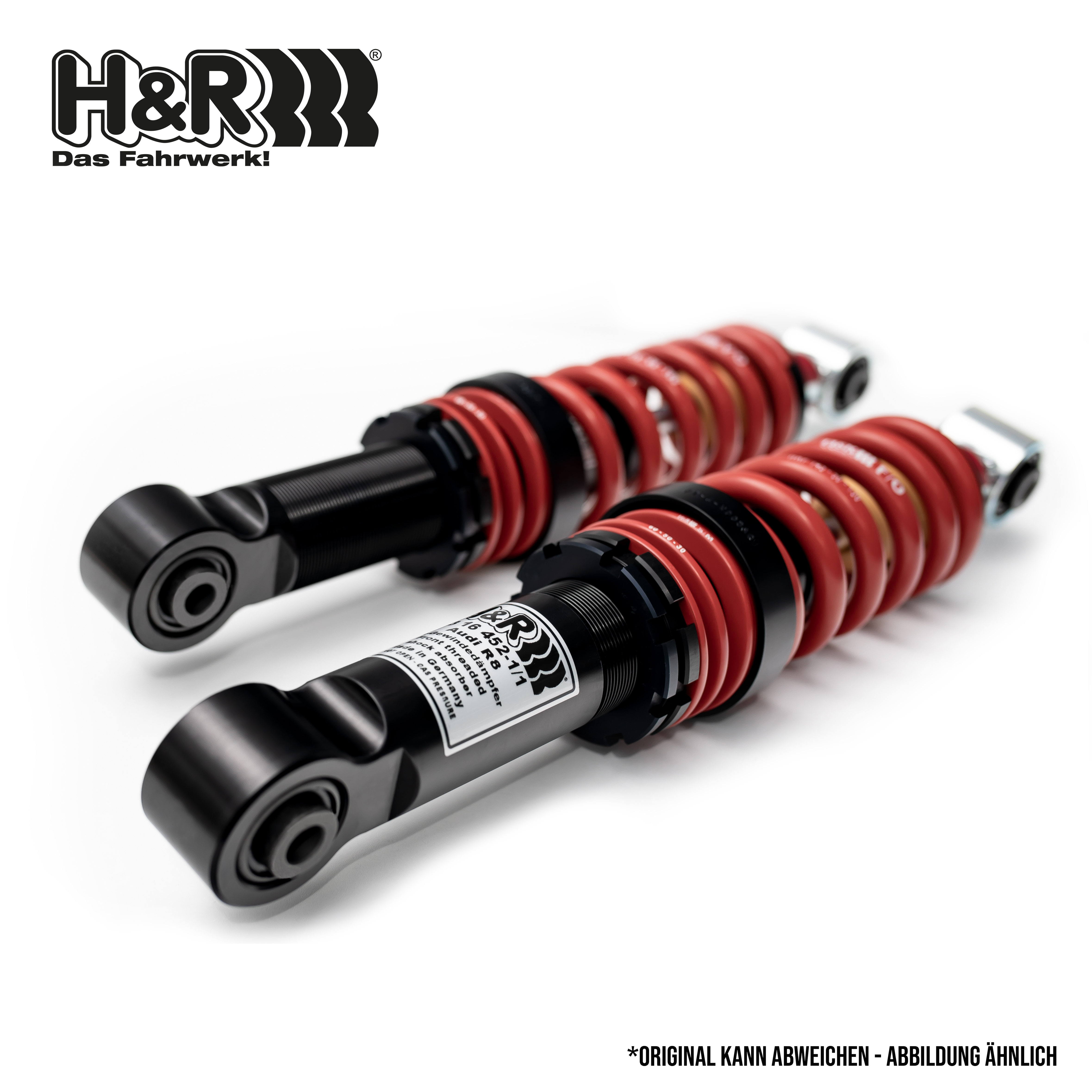 H&R Monotube coilover set R8 Coupe+Spyder Typ 42 aluminium adjustable dampers 2007> 12