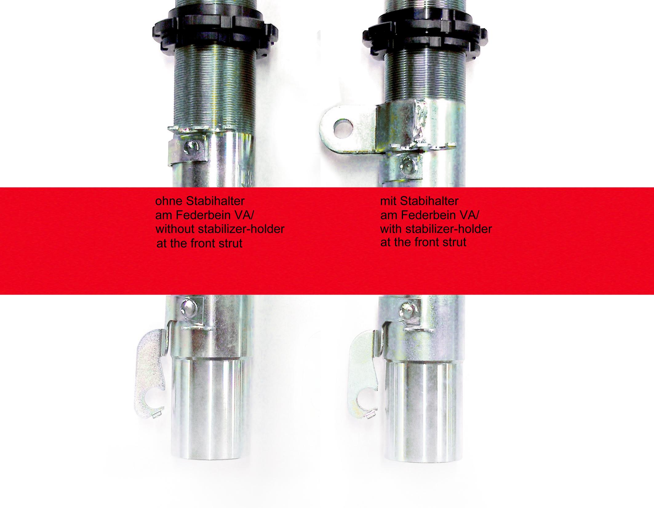 H&R Monotube Schroefset A3 Quattro Typ 8L 4WD