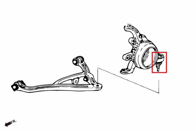 S2000 AP1 / AP2 achter onder BALL JOINT(OE STYLE) 2PCS / SET