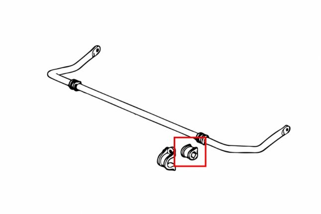 S2000 AP1 02-03 / AP2 04-09 voor- 26.5mmSTABILIZER BUS 2PCS / SET