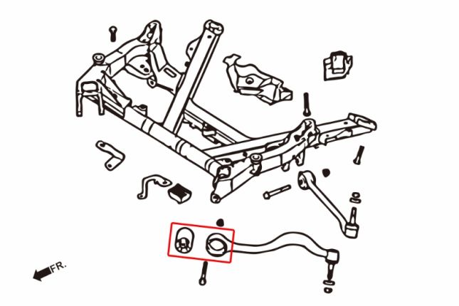 BMW E39 Voor Onder draagarm bus(hard rubber) 2PCS / SET