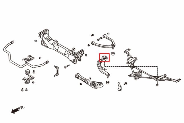 350Z / Z33 SPANNING stanglager(kogellager) 2PCS / SET