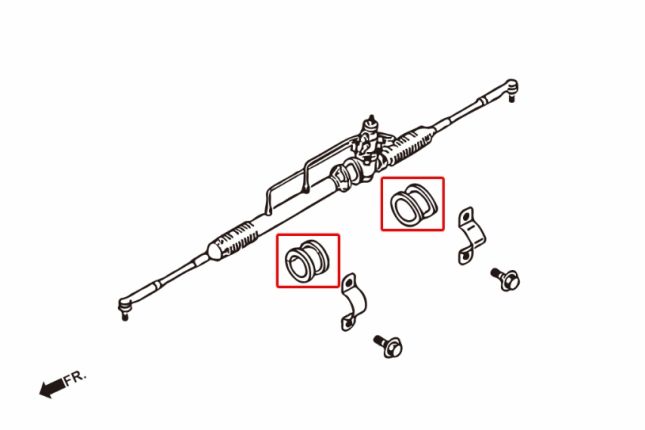 PRIMERA 93-97 P10TPV STEERING bus 2PCS / SET