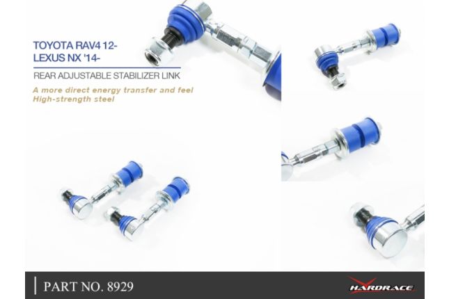 Toyota RAV4 12- / LEXUS NX '14 - rear ADJUSTABLE STABILIZER LINK - 2PCS / SET
