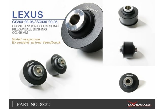 LEXUS GS300 \'00 -05 / SC430 \'00 -05 VOOR SPANNING stanglager, OD = 65mm (KUSSEN BAL) - 2PCS / SET