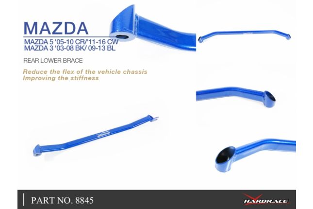 MAZDA 5 '05 -10 CR / '11 -16 CW / MAZDA 3 '03 -08 BK / 09-13 BL Rear Lower Bracket - 1PCS / SET