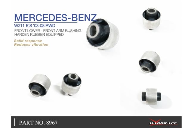 MERCEDES-BENZ W211 E'S '03 -08 RWD voor ONDERSTE - voor draagarm bus - 2PCS / SET