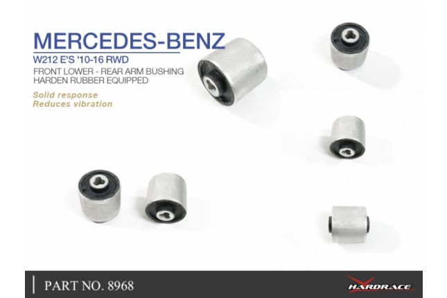 MERCEDES-BENZ W212 E'S '10 -16 RWD voor ONDERSTE - achter draagarm bus - 2PCS / SET