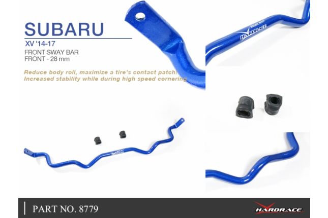 SUBARU XV \'14 -17 voor stabilisatorstang, 28MM - 3PCS / SET