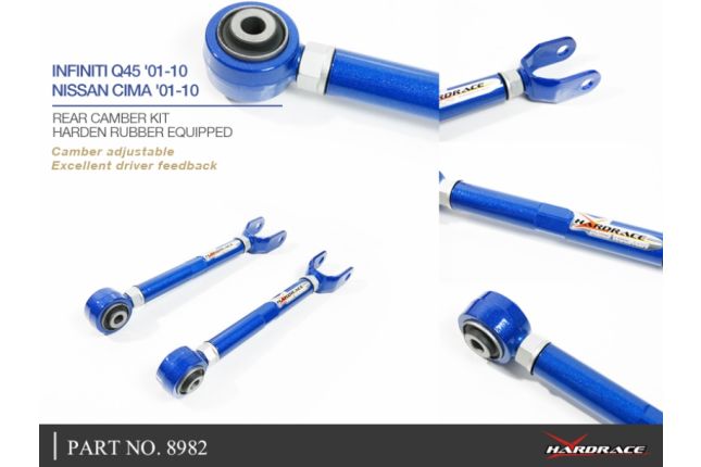 Infiniti Q45 '01 -10 / NISSAN CIMA '01 -10 achter camber kit (hard rubber) - 2PCS / SET