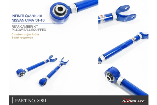 Infiniti Q45 '01 -10 / NISSAN CIMA '01 -10 achter camber kit (kogellager) - 2PCS / SET