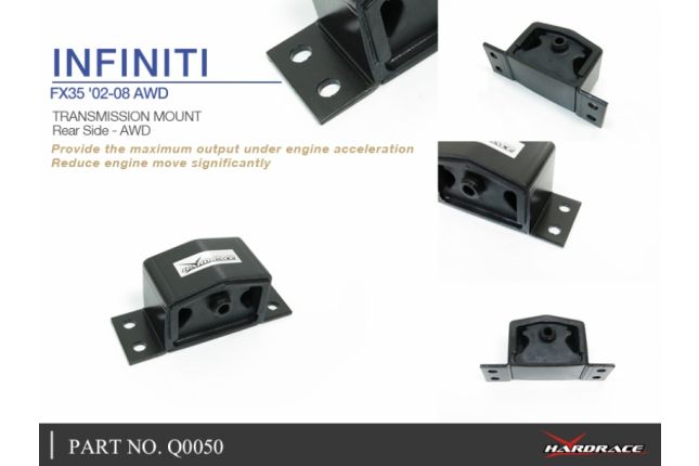 Infiniti FX35 \'02 -08 AWD TRANS. MOUNT, achter - 1PCS / SET