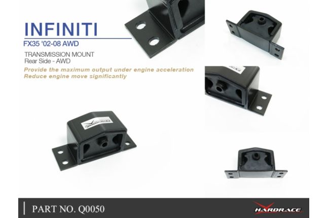 Infiniti FX35 '02 -08 AWD TRANS. MOUNT, achter - 1PCS / SET