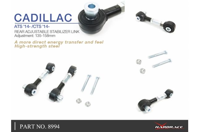 Cadillac ATS '14 - / CTS '14 - achter REGELBARE STABILISATOR LINK - 2PCS / SET