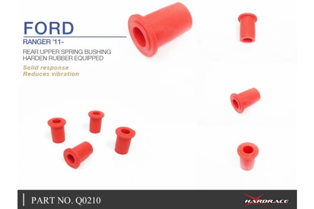 Ford Ranger '11 - achter boven SPRING bus (hard rubber) - 4PCS / SET