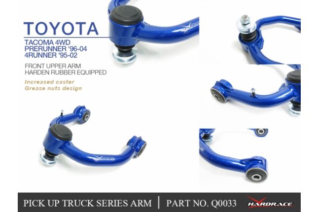 TOYOTA TACOMA 4WD / prerunner '96 -04 / 4Runner '95 -02 for upper control arm (hard rubber) - 2PCS / SET