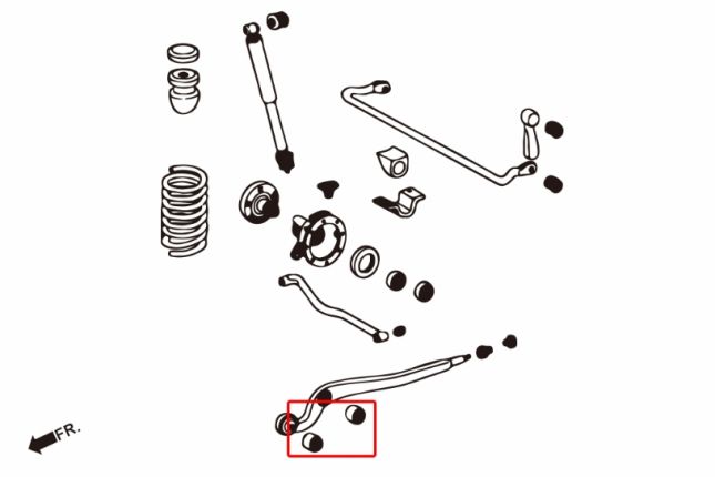 Mercedes-Benz G-Klasse W460 / 461/463 '79 -18 voor draagarm bus (offset) - 4PCS / SET