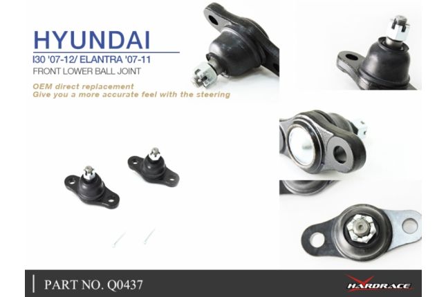 Hyundai i30 '07 -12 / ELANTRA '07 -11 Front Lower BALL JOINT - 2PCS / SET