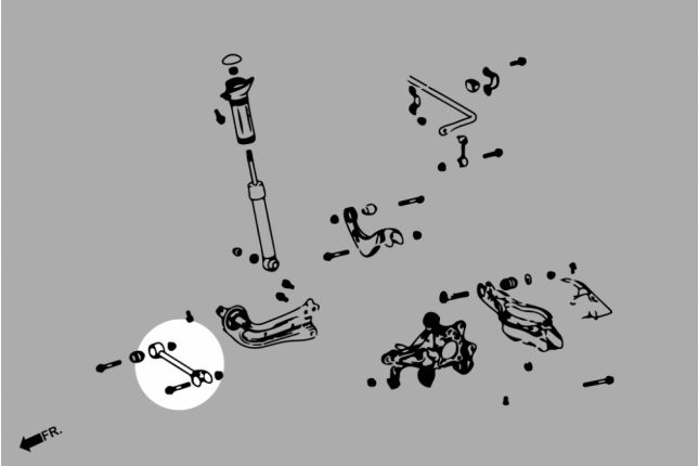 ADJ. CAMBER / TOE / CASTER ARM TOYOTA RAV4 18- XA50 HRQ0572