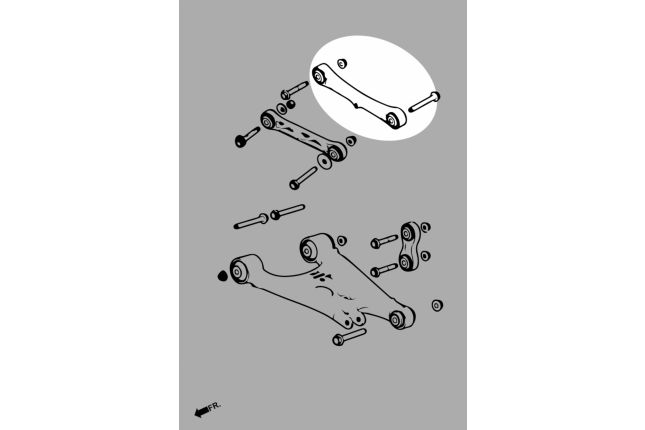 ADJ. CAMBER / TOE / CASTER ARM TESLA MODEL S 12- HRQ0601