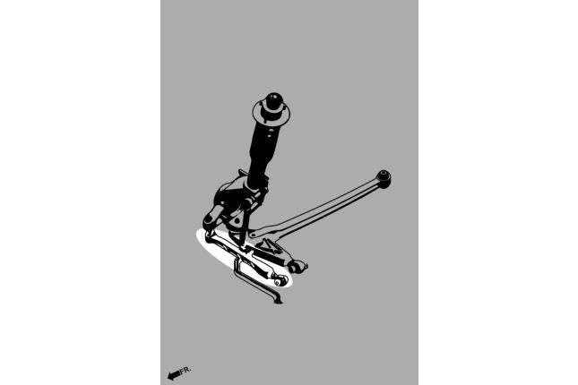ADJ. CAMBER / TOE / CASTER ARM PORSCHE BOXSTER Dec-16 981 HRQ0710